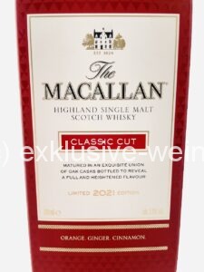 Macallan Classic Cut 2021 Label