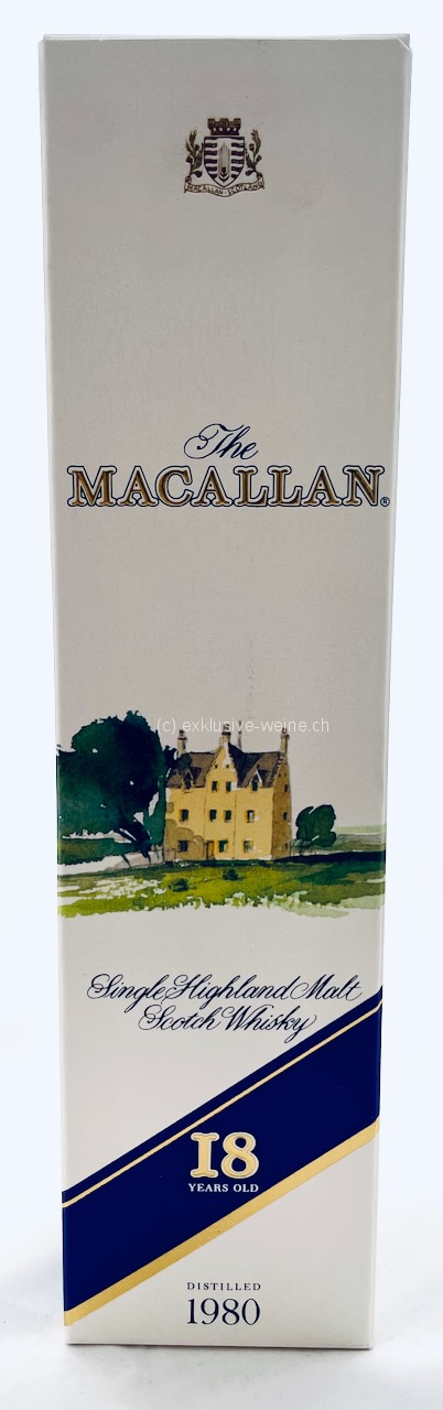 Macallan 18 years 1980 box