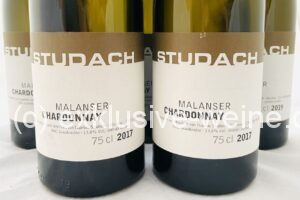 Studach Chardonnay 2017 Studach Chardonnay 2019 labels Rhombus
