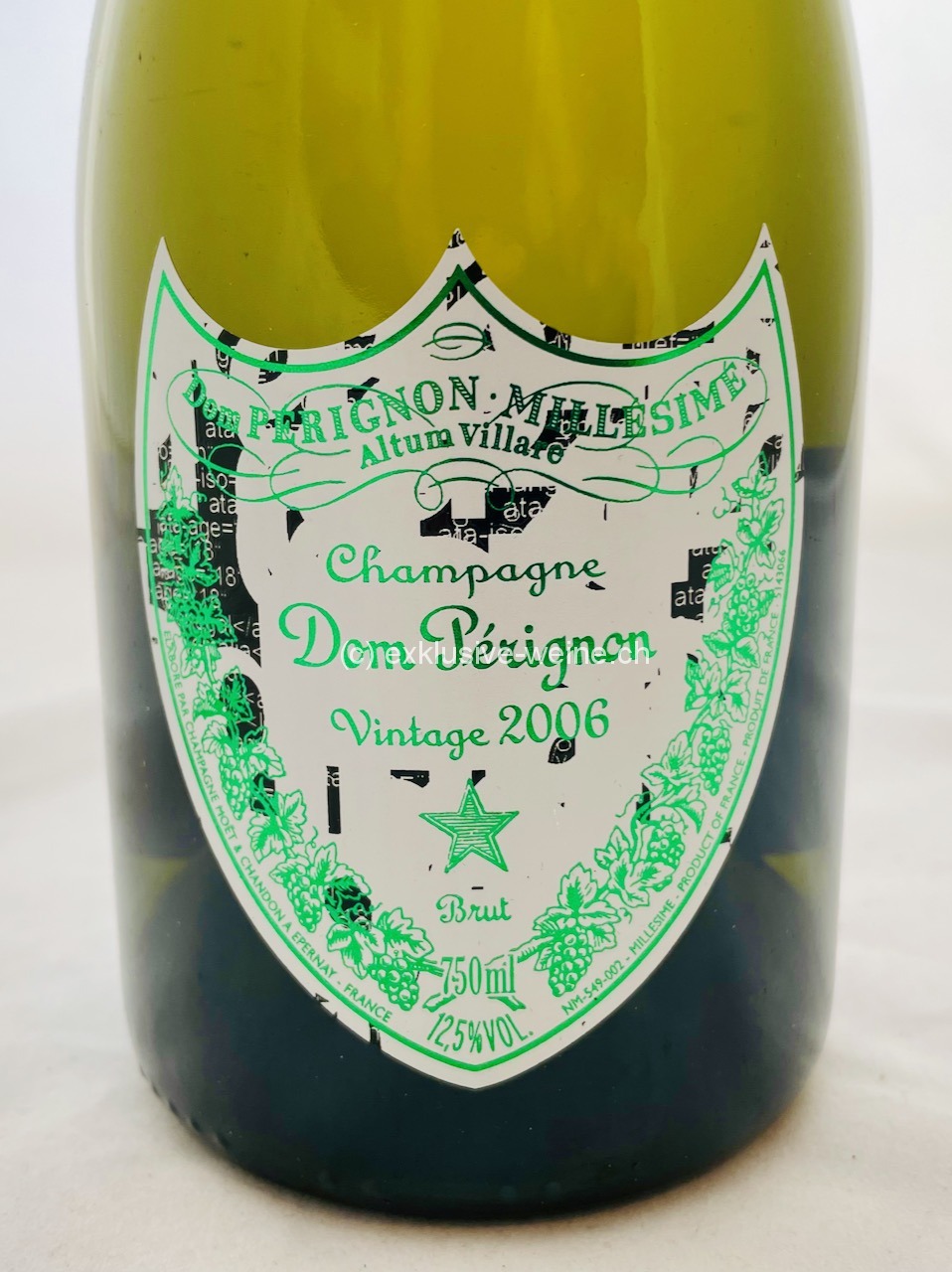 Dom Pérignon Michael Riedel 2006 Label front
