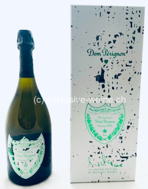 Dom Pérignon Michael Rieder Special Edition 2006 Flasche und Coffret