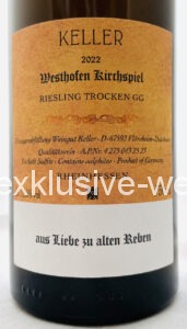 Keller Westhofen Kirchspiel 2022 Rückseite Label