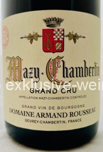 Armand Rousseau Mazy Chambertin grand cru 2021 Label
