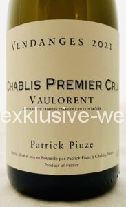 Patrick Piuze Chablis Premier Cru Vaulorent Label