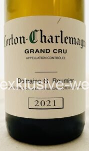 Roumier Corton Charlemagne Grand Cru Label