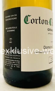 Roumier Corton Charlemagne Grand Cru Label Side