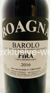 Barolo Roagna Pira 2016 Label