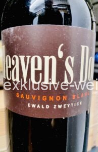 Ewald Zweytick Heaven's Door Sauvignon Blanc 2015 Front Label