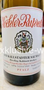 Koehler Ruprecht Riesling Kabinett trocken 2018 Label