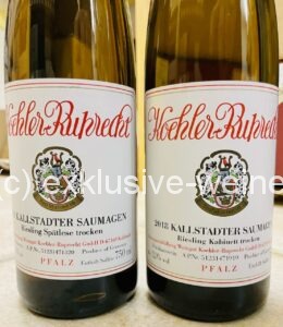 Koehler Ruprecht Riesling Spätlese trocken 2019 Kabinett trocken 2018