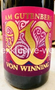 Von Winning Am Gutenberg Pinot Noir 2018 Front Label