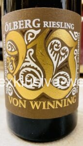 Von Winning Königsbacher Ölberg Riesling 2020 Front Label
