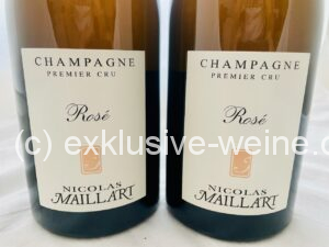 Champagne Nicolas Maillart rosé Magnum 2 labels