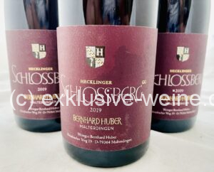 Bernhard Huber R Schlossberg Spätburgunder 2019 trio label