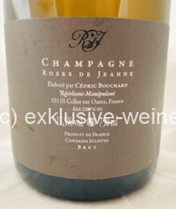 Cedric Bouchard Roses de Jeanne Côte de Val Vilaine 2020 back label