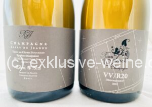 Cedric Bouchard Roses de Jeanne Côte de Val Vilaine 2020 two bottle label