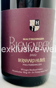 Bernhard Huber Spätburgunder Bienenberg 2022 front label