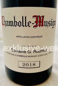 Roumier Chambolle Musigny 2018 flasche lael front