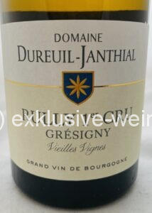 Dureuil-Janthial Gresigny Vieilles Vignes 2022 label front