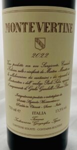 Montevertine Montevertine 2022 Label front