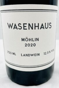 Wasenhaus Spätburgunder Möhlin 2020 Label