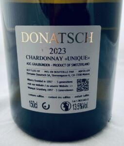 Domaine Donatsch Chardonnay Unique 2023 Magnum back label