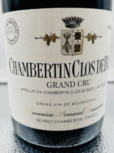 Armand Rousseau Chambertin Clos de Beze Grand Cru 2016 Label