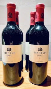 Biserno 2017 quattro bottles