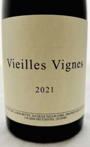 Domaine de la Rochette by jacques Tatasciore Vieilles Vignes 2023 Etikette front