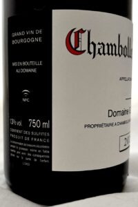 Roumier Chambolle Musigny 2023 Etikette