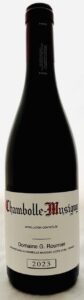 Roumier Chambolle Musigny 2023 bouteille